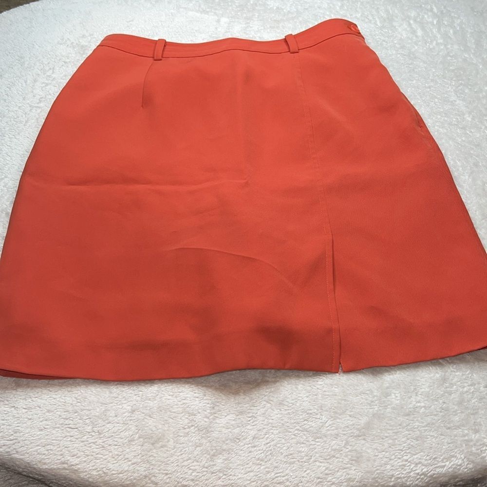 ASTRA 8 Dark Orange Golf, Tennis Microfiber Stretch Pickleball Skort
